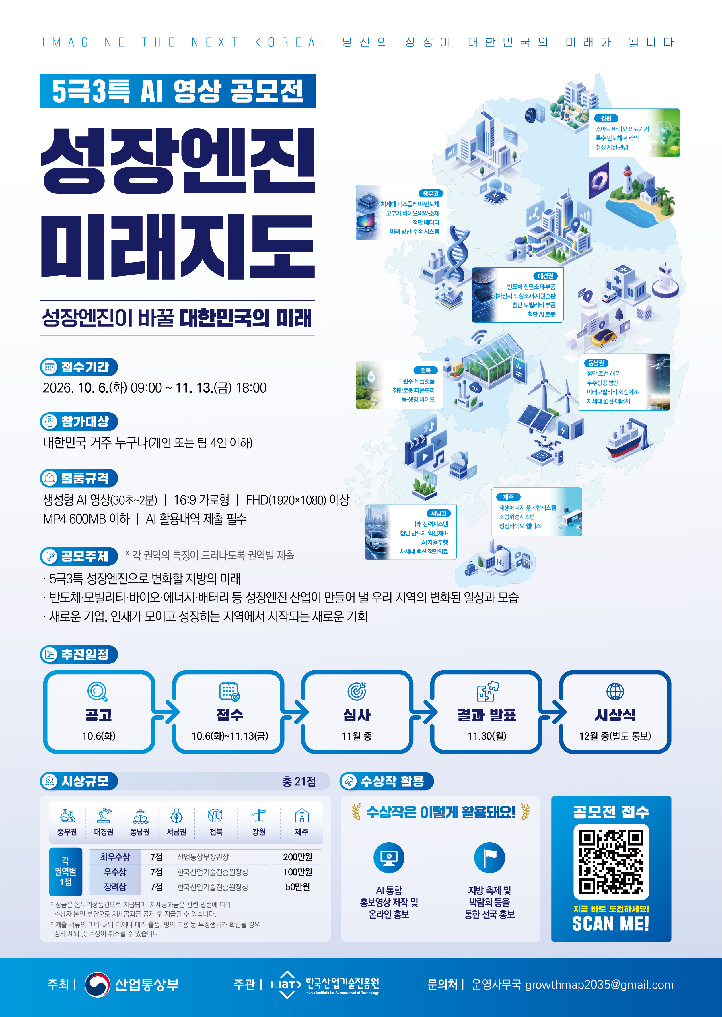 5극3특 성장엔진 미래지도 AI 영상 공모